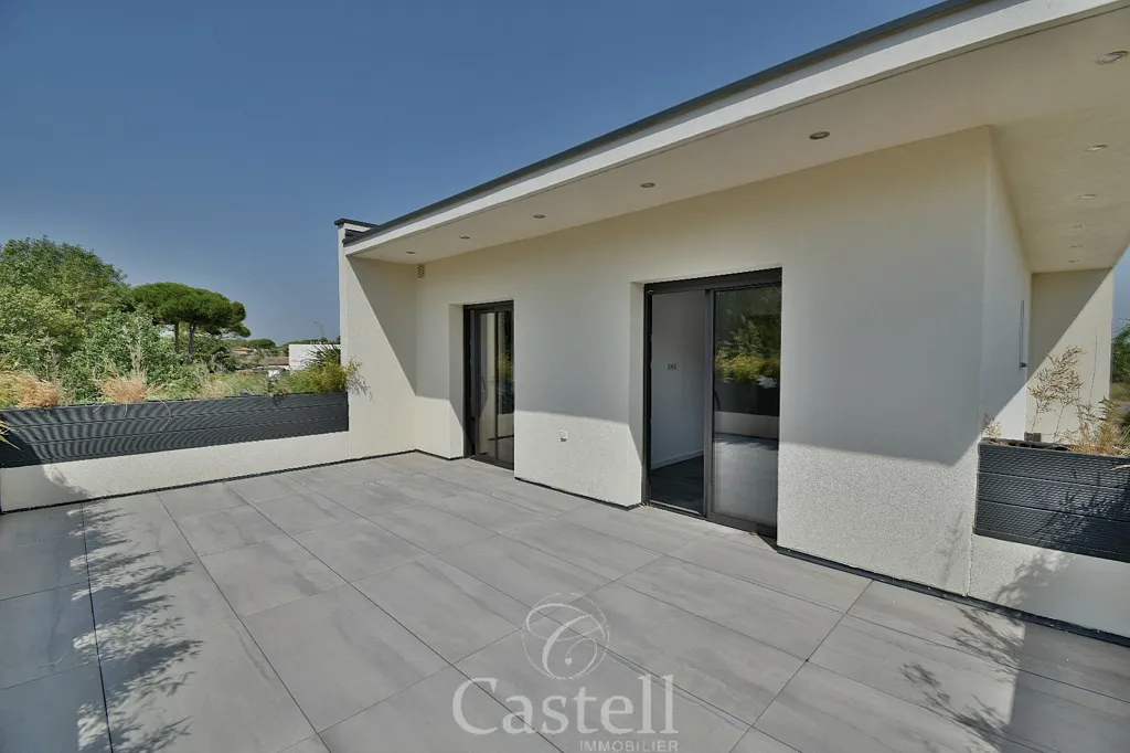 Terrasse - Villa Contemporaine avec Piscine au Grau d'Agde
