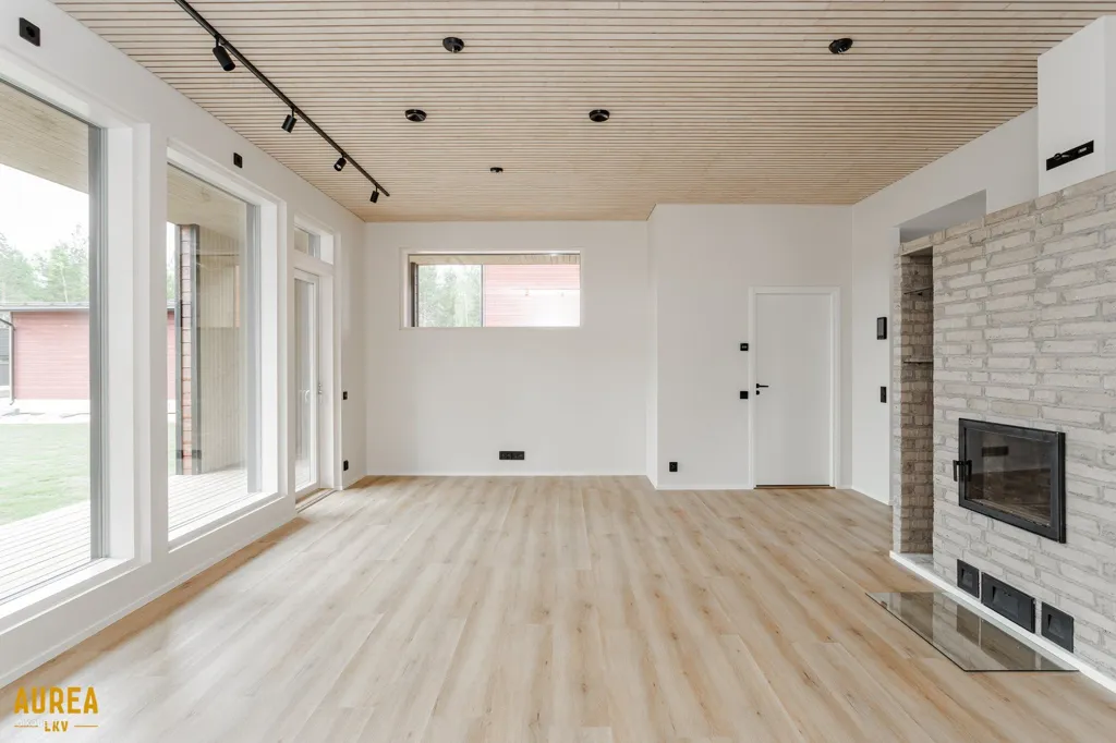 Séjour - Modern Bungalow with Sauna in Ritaharju