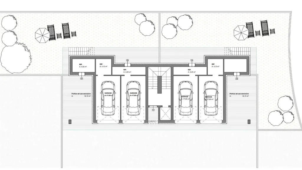 Plaan - Attico with Solarium in Silea