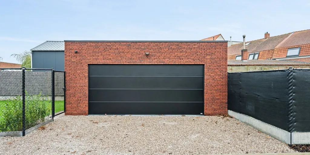 Extérieur - Maison Neuve avec Terrasse et Jardin à Langemark