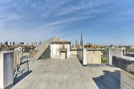 Terrasse - Appartement Rénové avec Terrasse à Paris 7ᵉ