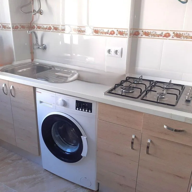 Köök - Furnished Studio with Balcony in Murcia Centre
