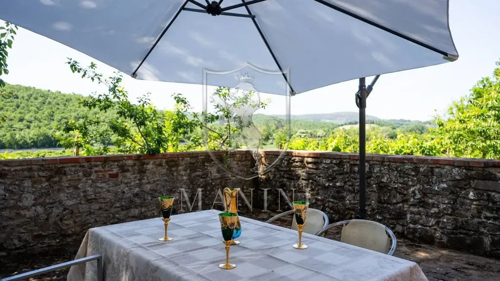 Terrasse - Historic Castle with Garden in Sinalunga