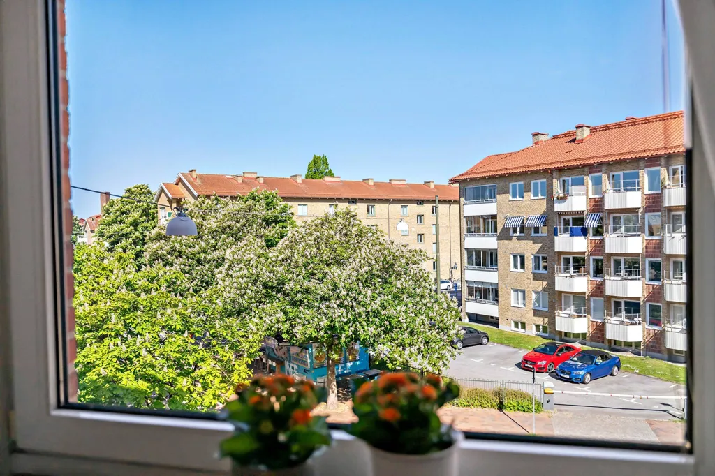 Balcony - Modern Two-Bedroom with South-Facing Balcony in Malmö