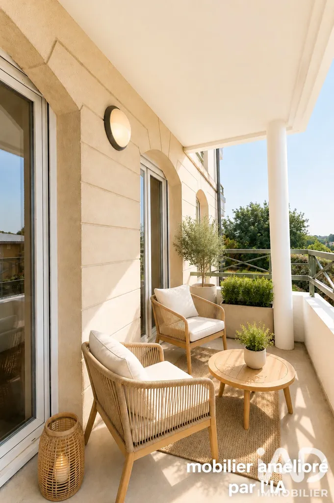 Balcon - Appartement Rénové avec Piscine à Cenon