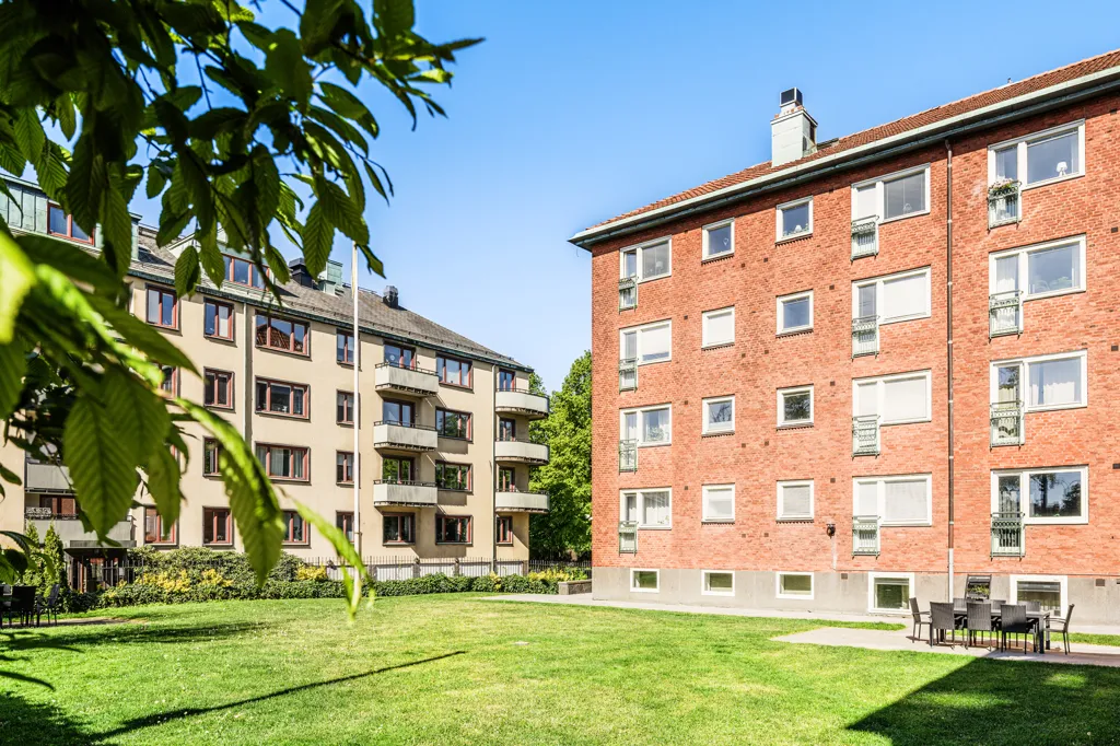 Garden - Modern Studio Flat with Park View in Gothenburg