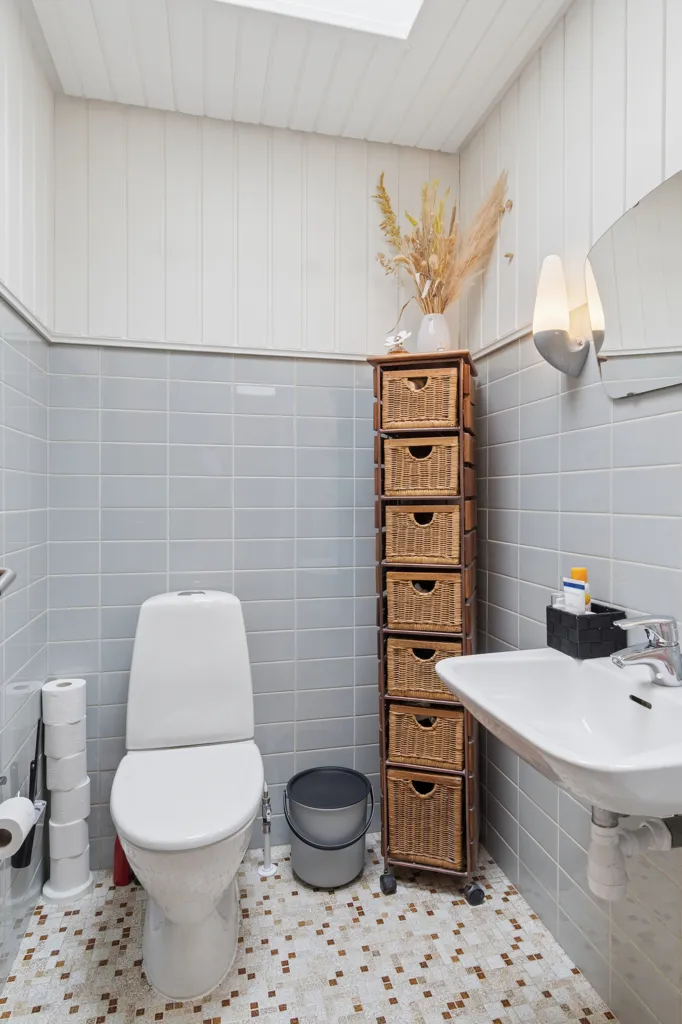 Salles de bain - Modernised Villa with View in Løgstrup