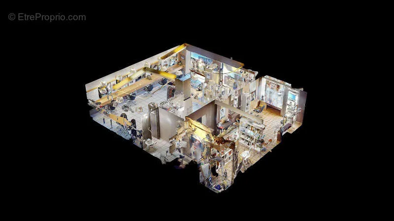 Floor Plan - Coiffure Salon with Market View in Douarnenez