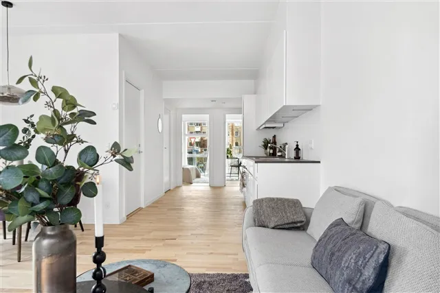 Séjour - Apartment with Balcony in Skovlunde