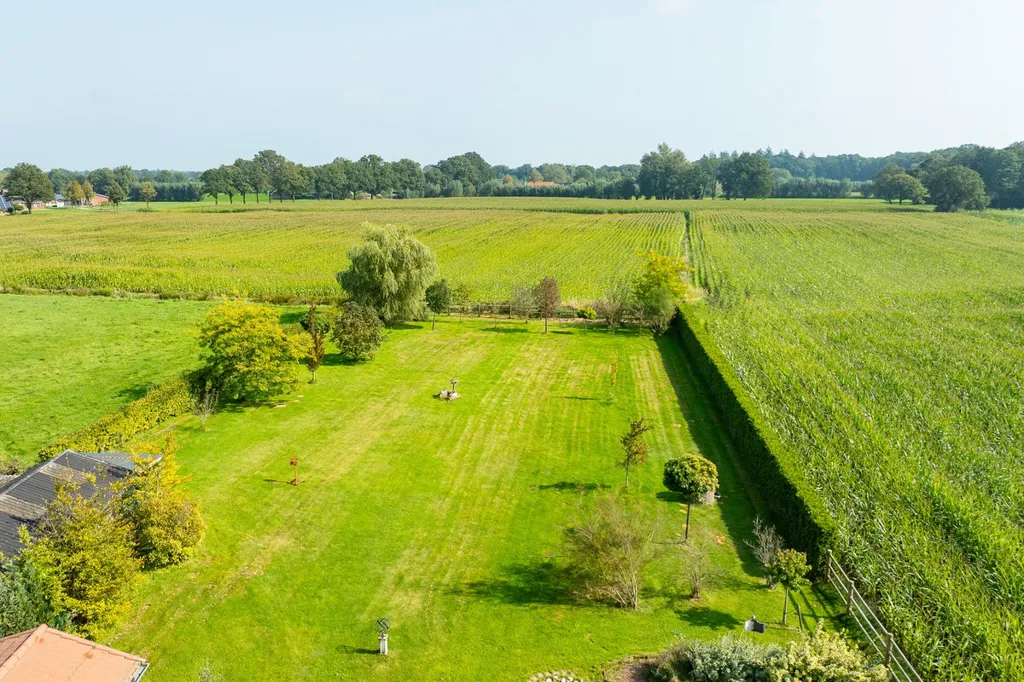 Vue aérienne - Villa with Garden and Pool in Westendorp