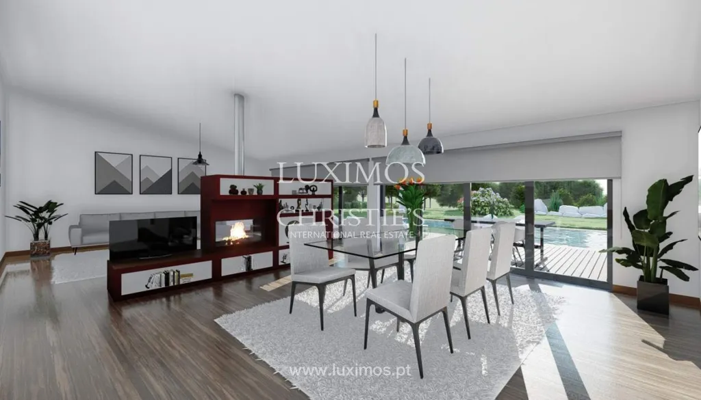Dining Room - Construction Project with Modern Design in Alcantarilha