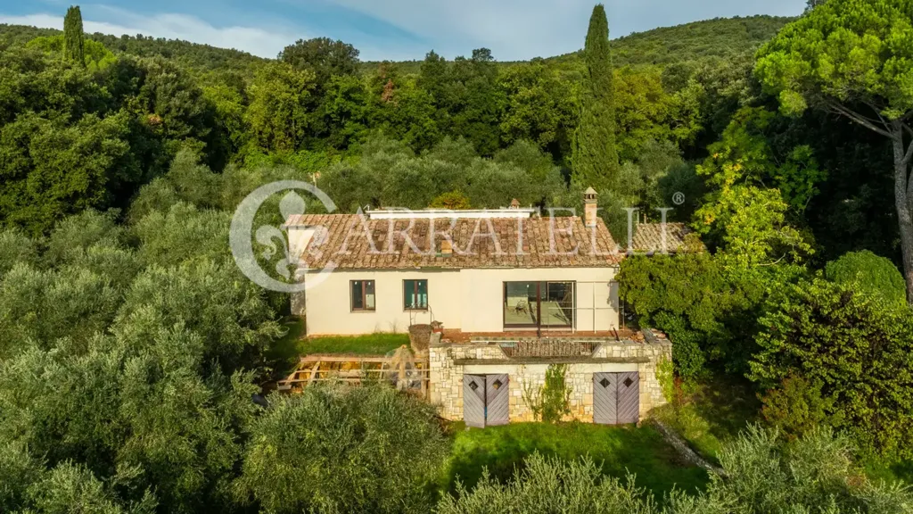 Vue aérienne - Luxury Farmhouse with Pool in Monteriggioni