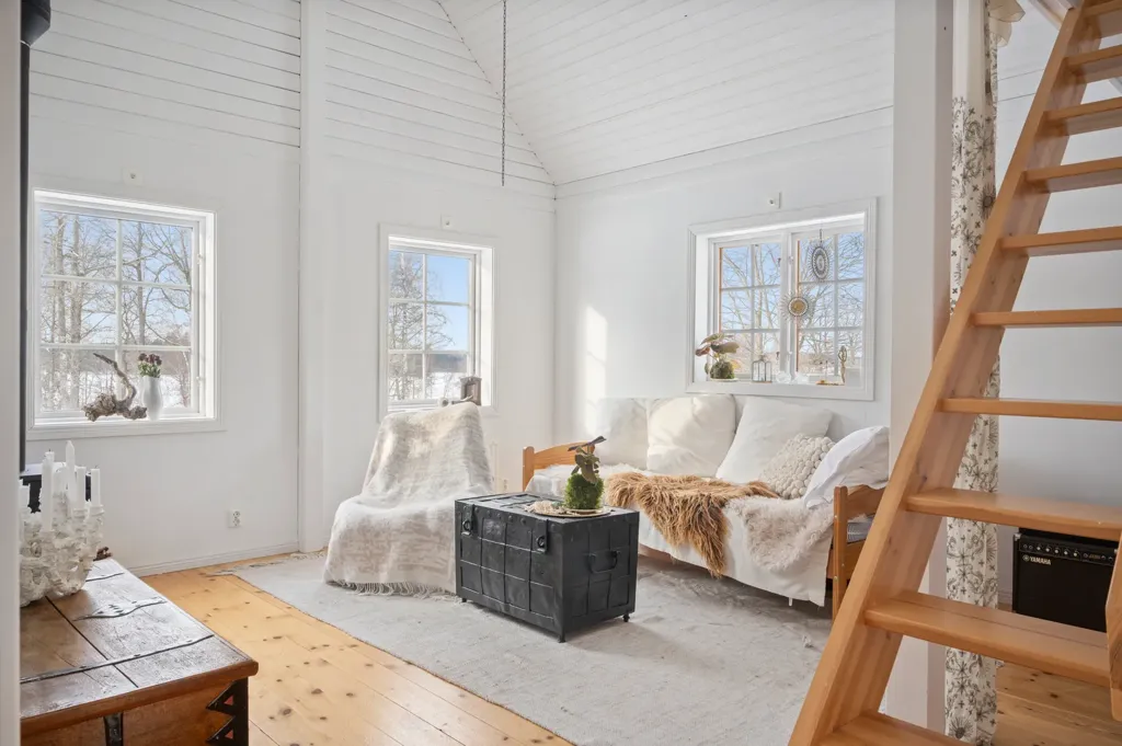Séjour - Charming Cottage with Lake View in Sämsholm