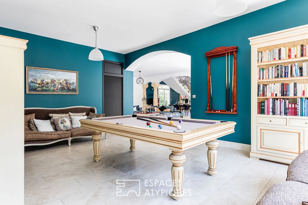 Living Room - Architectural Villa with Pool near Toulouse