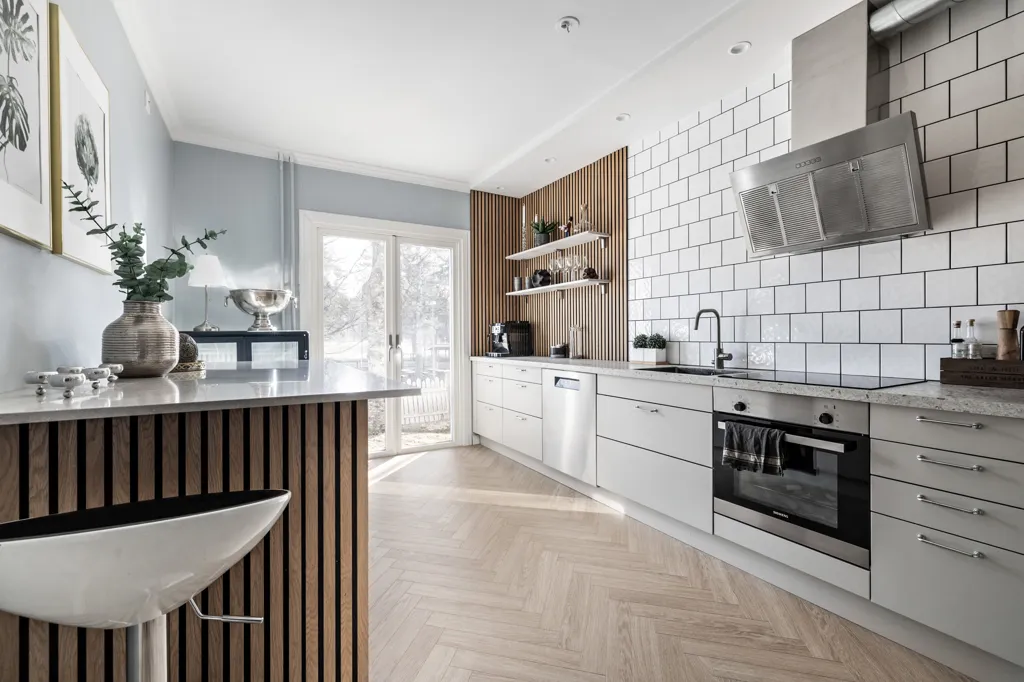 Cuisine - Bright 3rd Floor Apartment with Garden Access in Östermalm