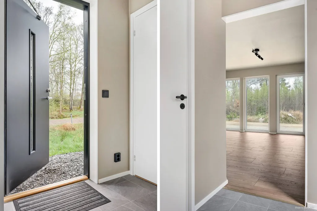 Esik - Contemporary Villa with Garden in Ljung