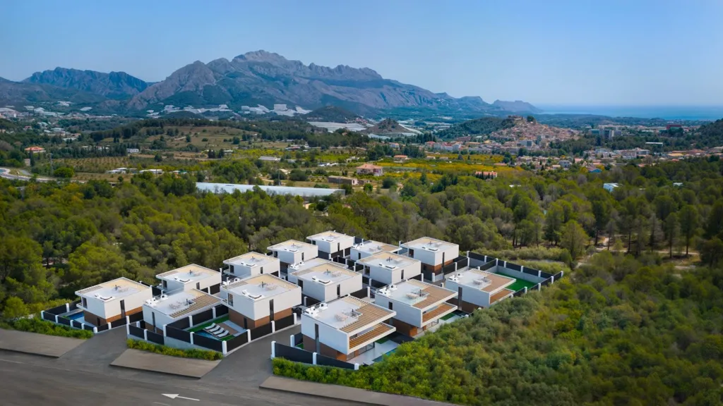 Õhuvaade - Contemporary Villas with Private Pool in Polop
