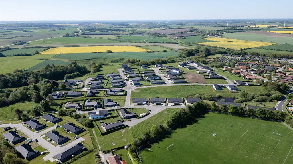 Vue aérienne - Year-Round Plot with 5G Coverage in Ødsted