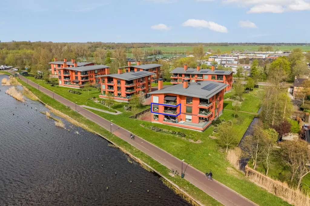 Vue aérienne - Appartement 3 pièces à Abcoude
