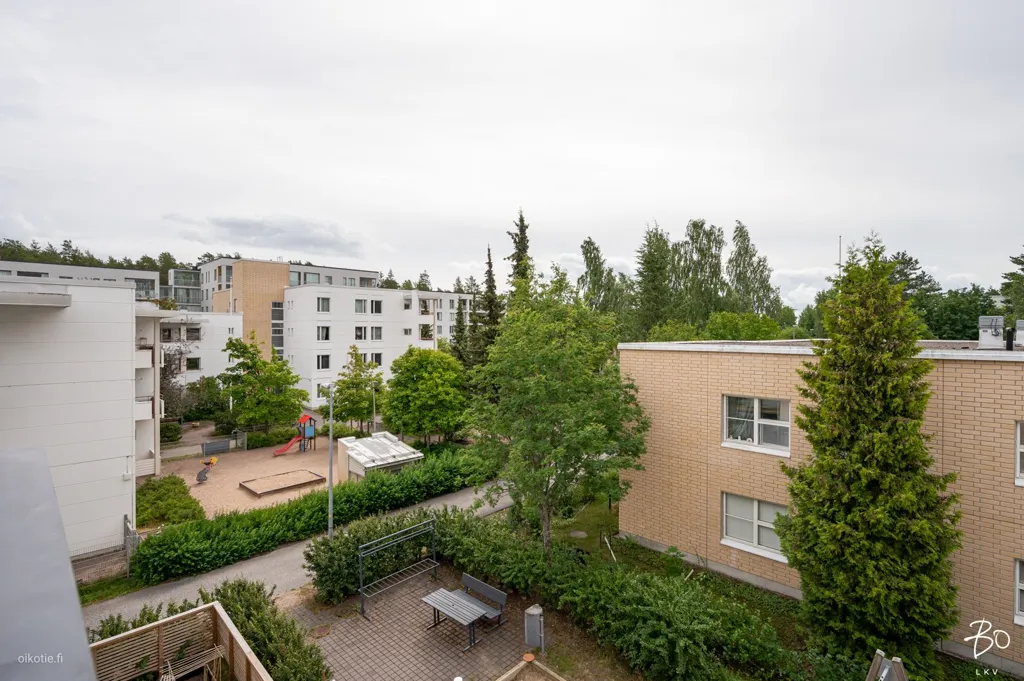 Vue aérienne - Modern Flat with South Balcony in Espoo