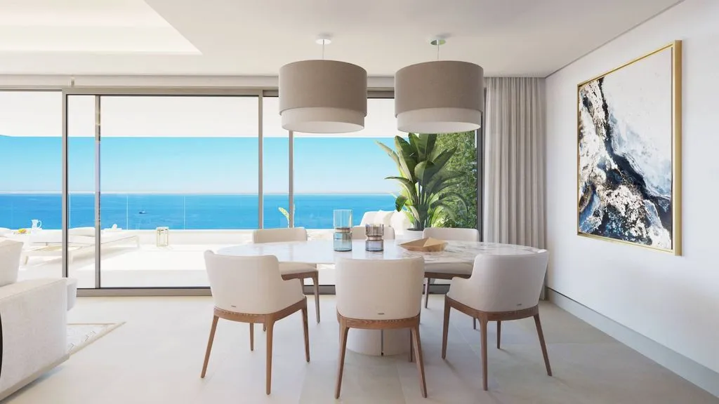 Dining Room - Luxury Apartment with Sea View in Estepona