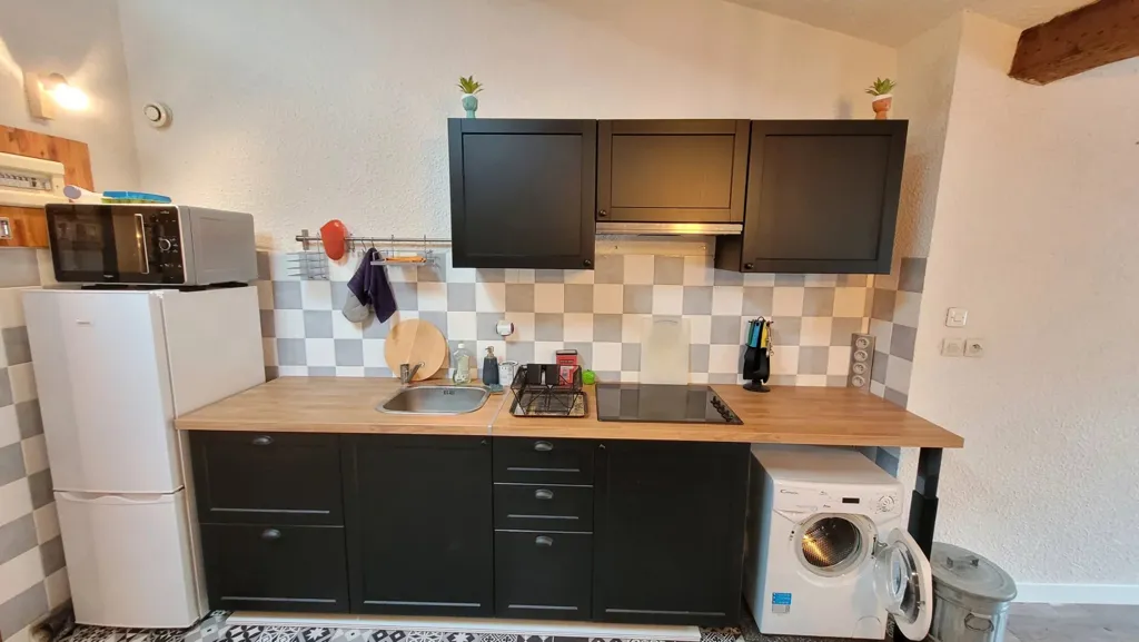 Cuisine - Studio Meublé en Duplex en Centre-Ville