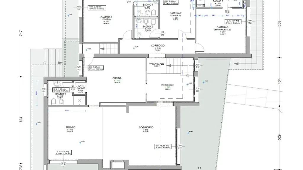 Plan - Luxury Villa with Private Garden in Preganziol
