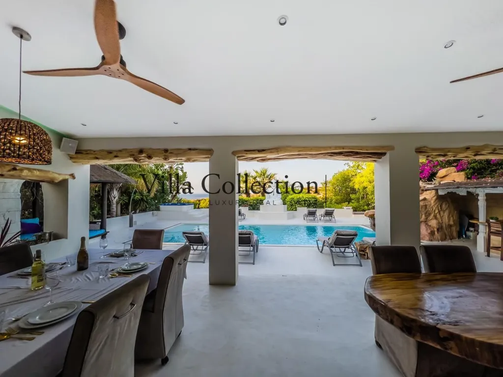 Terrasse - Luxury Villa with Sea View in Cap Martinet
