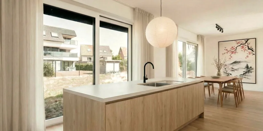 Cuisine - Nouvelle Construction avec Carport à Sleidinge