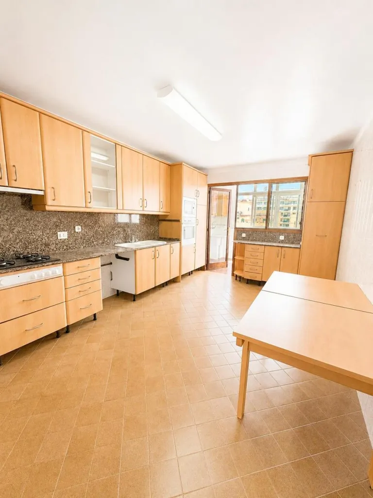 Köök - Flat with Castle Views in Palma de Mallorca
