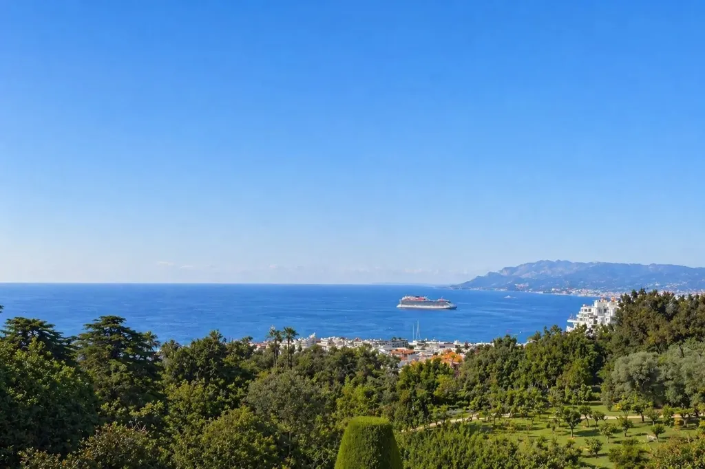 Jardin - Appartement 4 Pièces avec Vue Mer à Cannes
