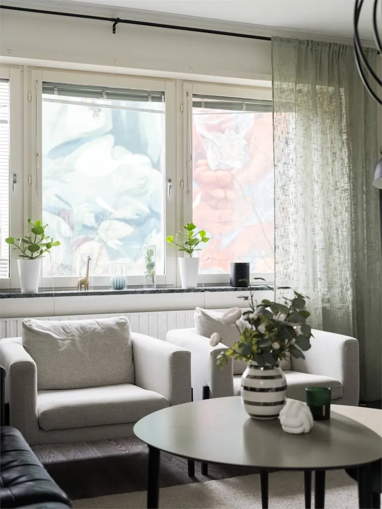 Séjour - Apartment with Balcony in HSB Brf Ida