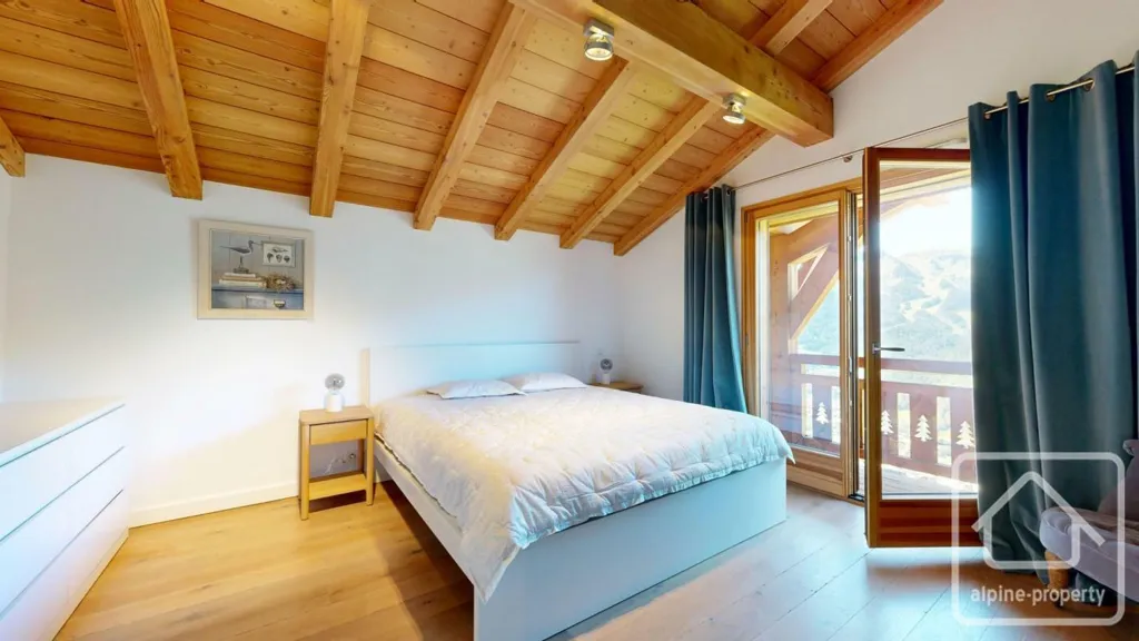 Camere da letto - Modern Chalet with Panoramic Views in Petit Châtel