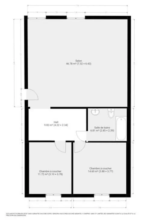 Plan - Maison au Calme à Chassepierre