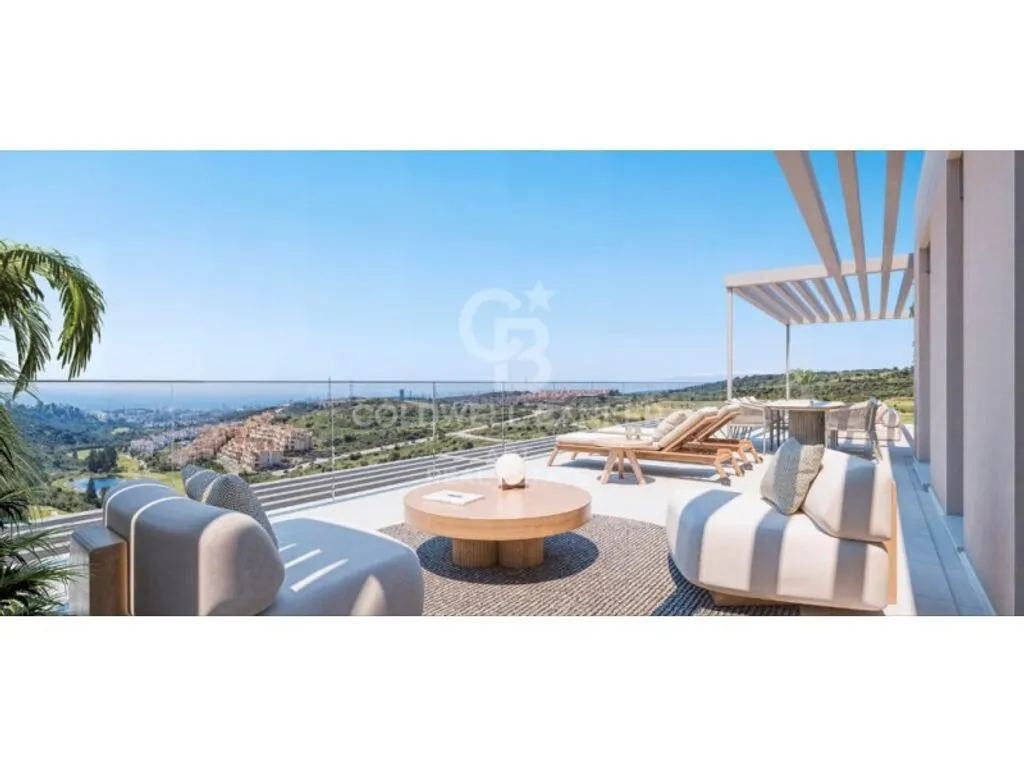 Terrasse - Luxury Penthouse with Bay View in Estepona