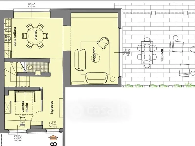 Plan - Duplex with Lake View in Arizzano