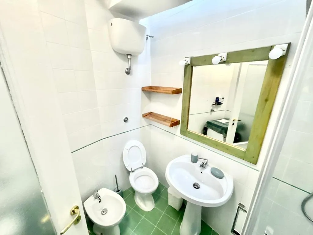 Bathrooms - Modern Studio in Rione Alto, Naples