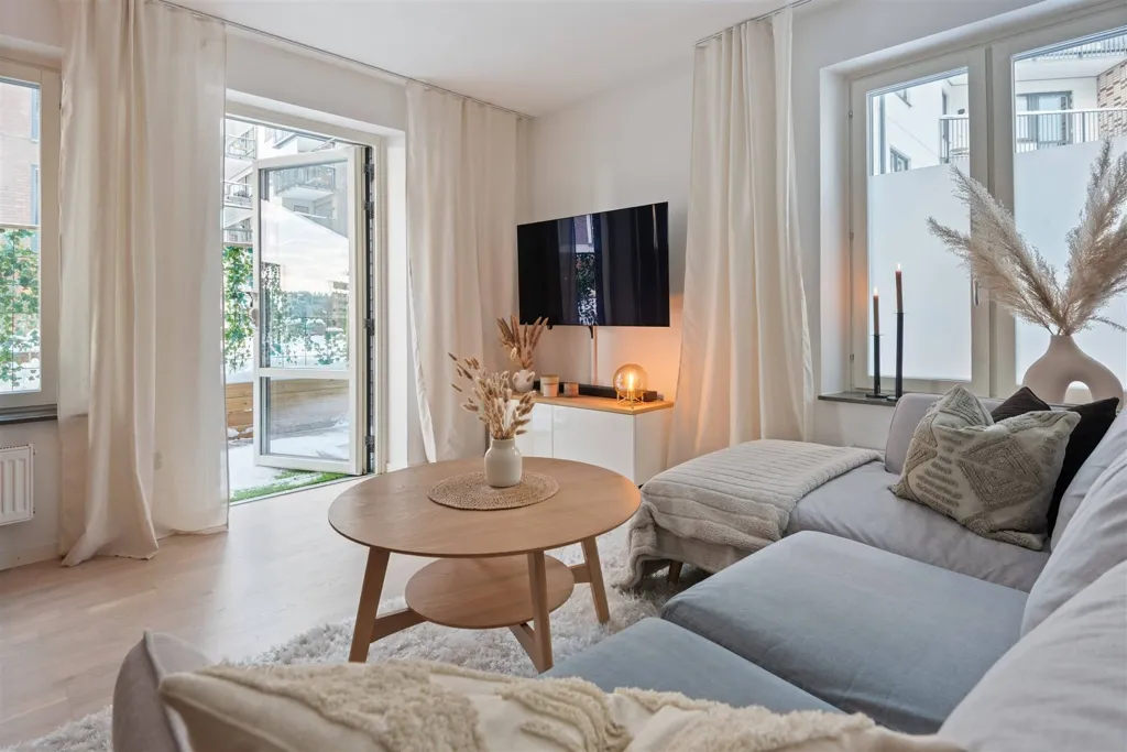 Soggiorno - Architectural Apartment with Waterfront in Tollare Kaj
