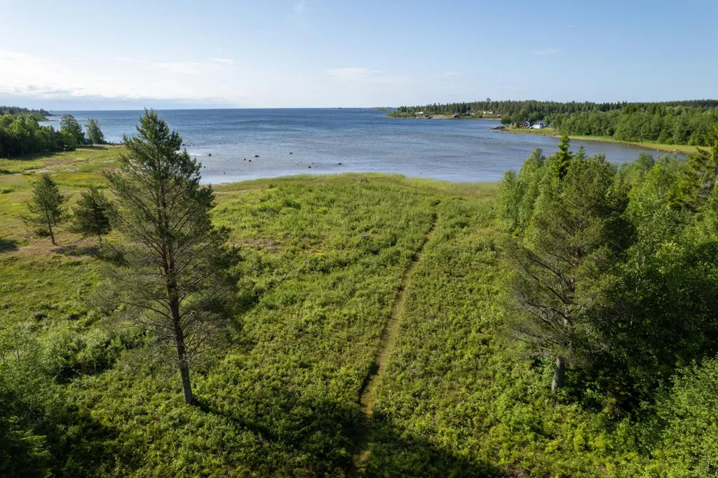 Vue aérienne - Villa with Sea View in Bastuviken, Blacke