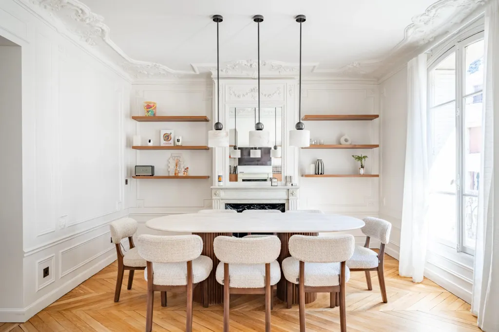 Sala da pranzo - Haussmannian Flat with Two Bedrooms in Neuilly