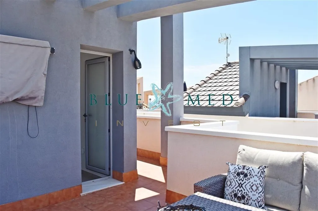 Terrasse - Detached Villa with Sea View in Mazarrón