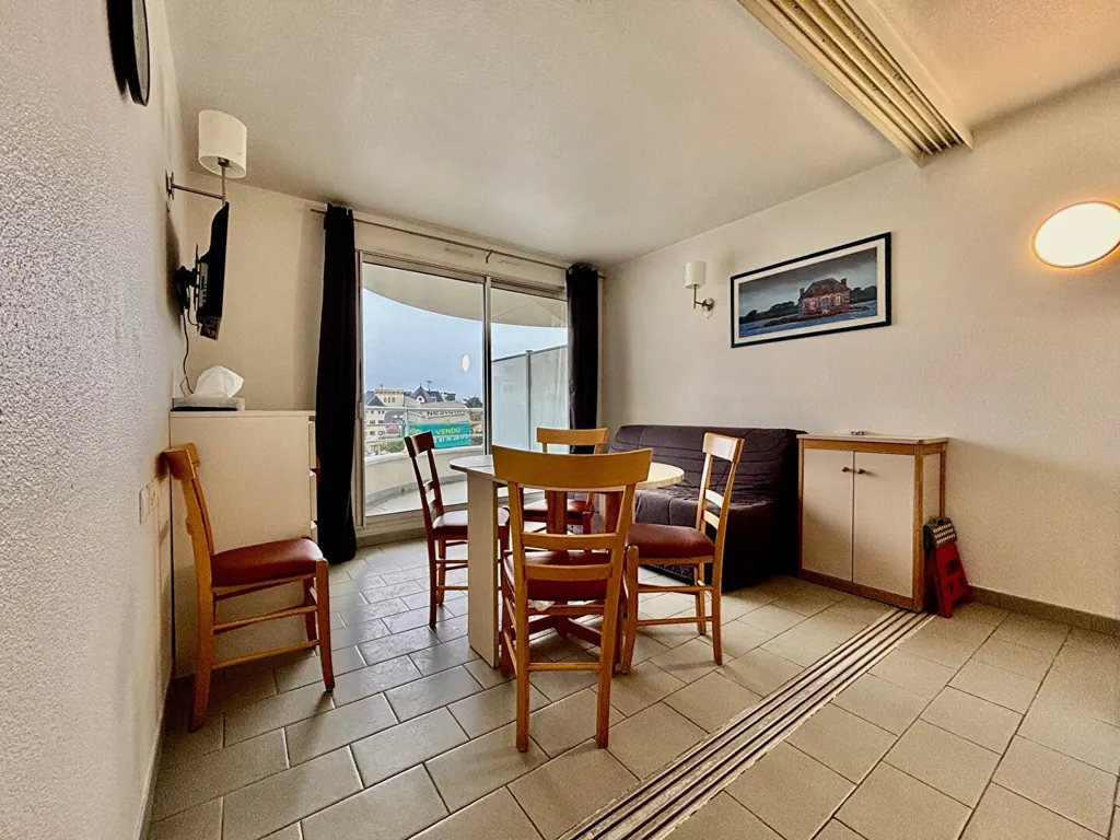 Dining Room - Meubled Studio with Balcony in Pornichet