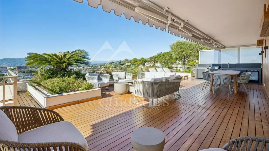 Terrass - Penthouse with Sea View on Cannet Hills