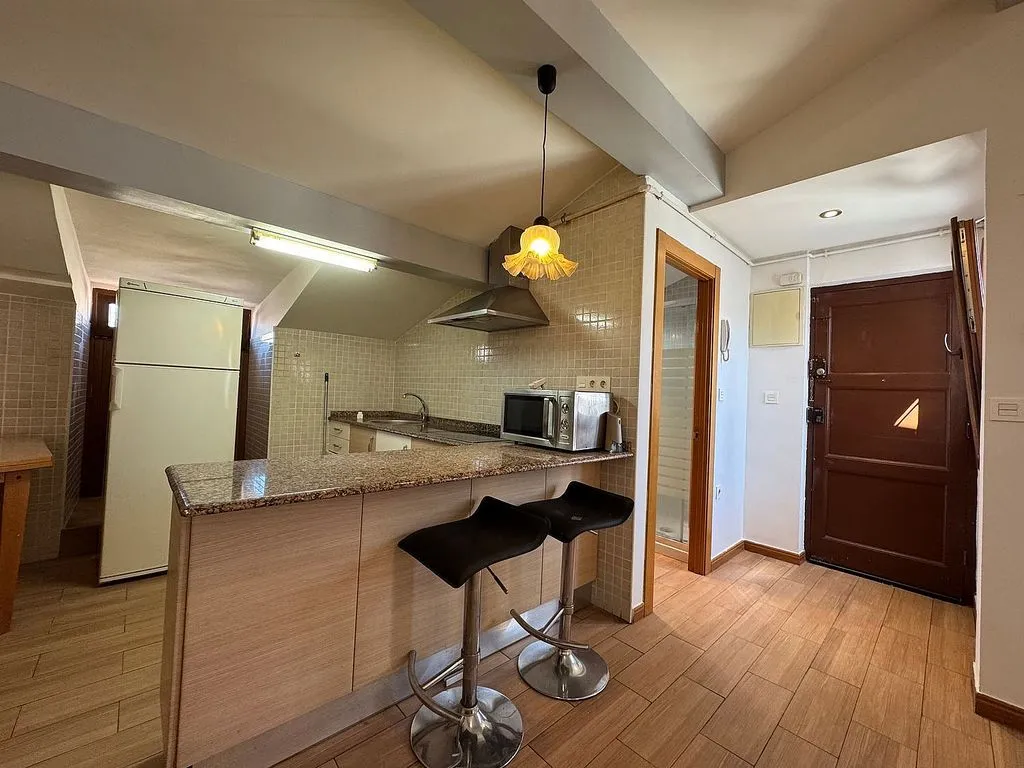 Kitchen - Loft with Sea View in Gijón Centre