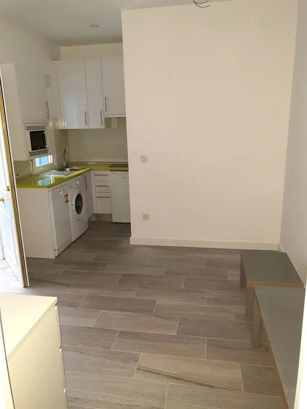 Cuisine - 1-Bedroom Flat with Air Conditioning in Carabanchel