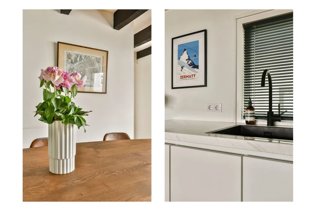 Köök - Charming Apartment with Balcony in Amsterdam