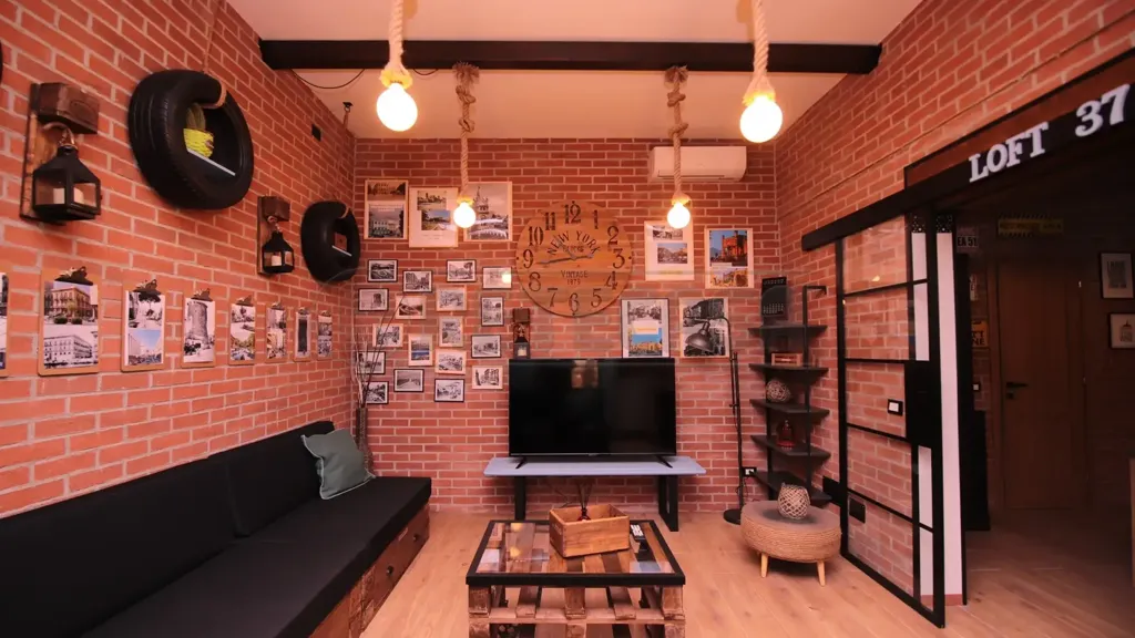 Séjour - Loft with Terraces in Palermo