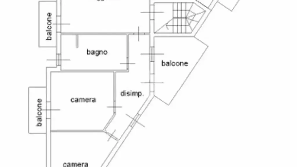 Plaan - Contemporary Apartment with Balcony in Chiari