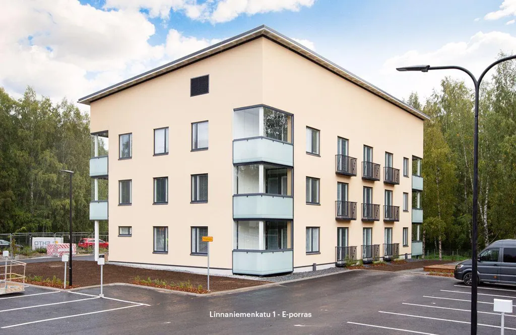 Exterior - Compact One-Bedroom Flat with Balcony in Hämeenlinna