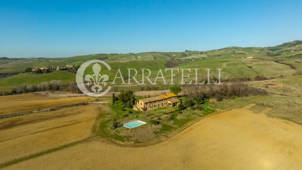 Õhuvaade - Rustic Farmhouse with Pool near Volterra